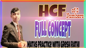 Hcf highest common factor by using long division method by Gresh rathi