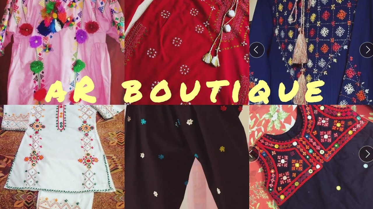 The Artistry of Kids & Ladies Embroidery Dresses