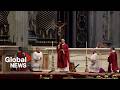 Pope Leo leads "Passion of the Lord" service on Good Friday