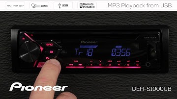 How To - DEH-S1000UB - MP3 Playback from USB