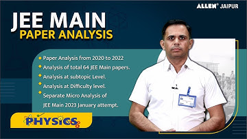 🔥 JEE Main Paper Analysis Series by ALLEN Expert l Physics@ALLENJaipurofficial