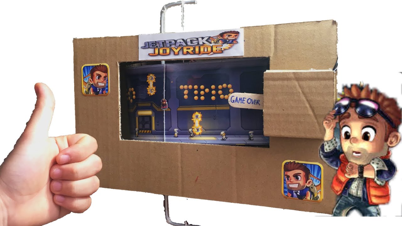 Make a Amazing Jetpack Joyride. Cardboard Game. DIY YouTube