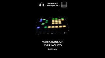 Novation Launchpad Pro MK3 live performance - Variation on Chiringuito - With Logic Pro Live Loops
