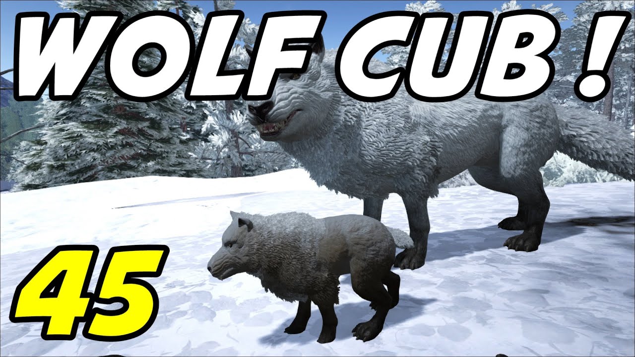 ARK Survival Evolved E45 "Direwolf Breeding!" (Gameplay / Playthrough / 1080p)