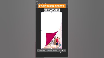 Page Turn Effect In Photoshop #shorts #shortvideo #photoshop