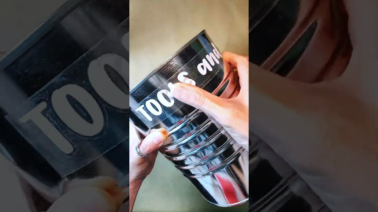 Repurpose Your Aluminum Cans | Vinyl Lettering