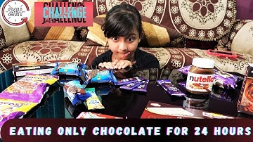Eating Only Chocolate for 24 Hours | CHOCOLATE FOOD CHALLENGE #learnwithpriyanshi