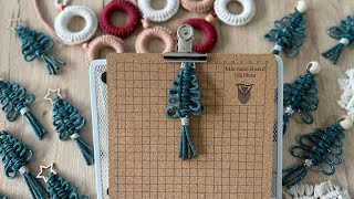 Information DIY Macramé Square Knot Christmas Tree Guide