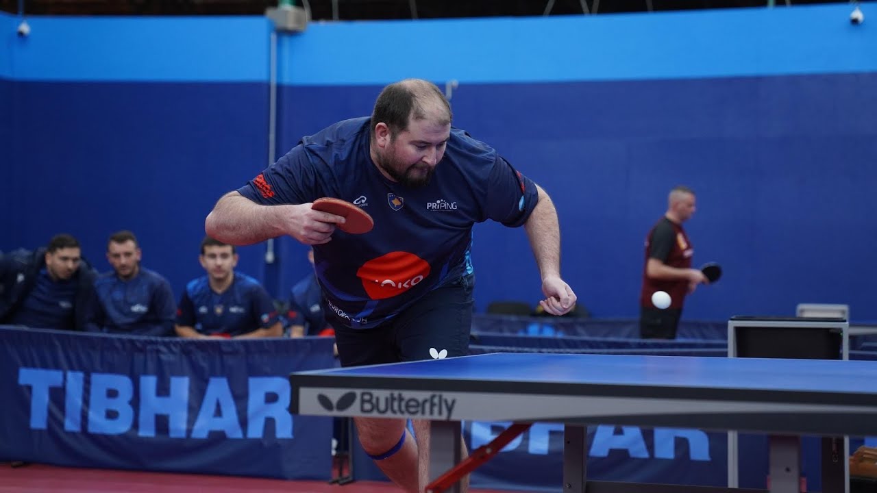 CHRIS DORAN-BORNA PETEK  EUROPE TROPHY CUP  DAY 1  MATCH 4  TTC PRIPING vs STOLNOTENISKI KLUB ZAGREB