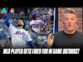 Watch this mlb player get fired live during a game for outburst after ejection  pat mcafee reacts