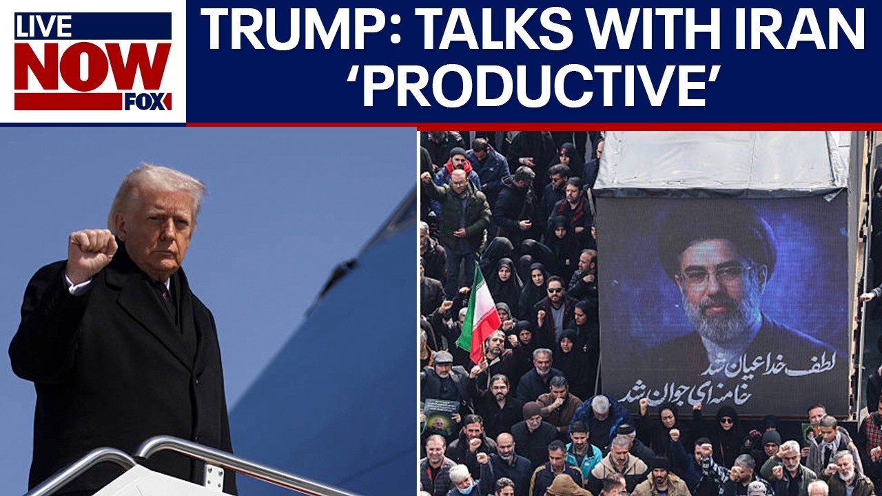 Trump: U.S. has had "productive" talks with Iran