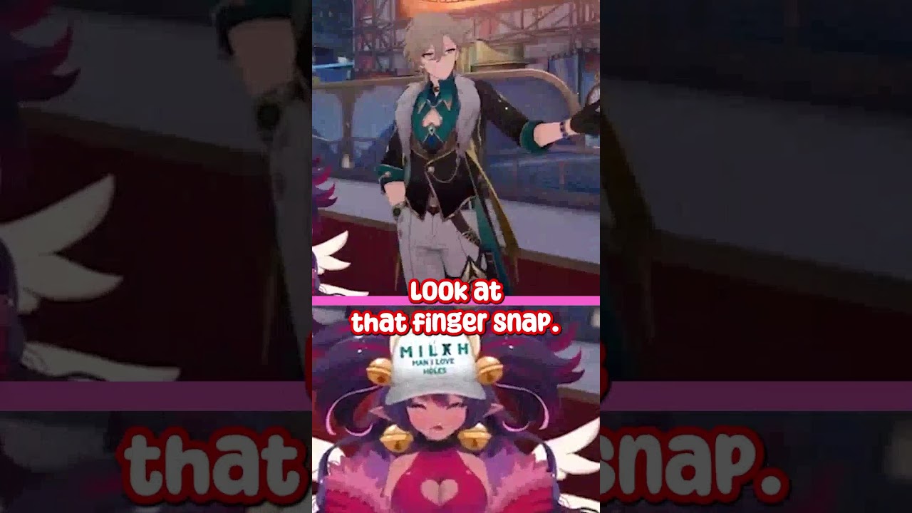 His finger snap though 👀🔥 #honkaistarrail #vtuberclips #aventurine #hoyocreators #hoyoverse