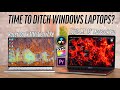 Apple m1 vs razer intel i7 xe  editing comparison