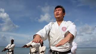 Shito-ryu karate training at Zanzibar with shihan V. Garmaev