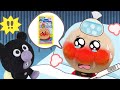 お熱が出たらどうしたらいい?ちゃんと看病できるかな?赤ちゃんアンパンマンをバイキンマン達がお世話するよ!アンパンマンアニメ