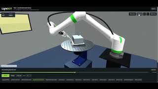 LightBOT Fabtech Demo Tank Part Simulation LightSAFE Configurator