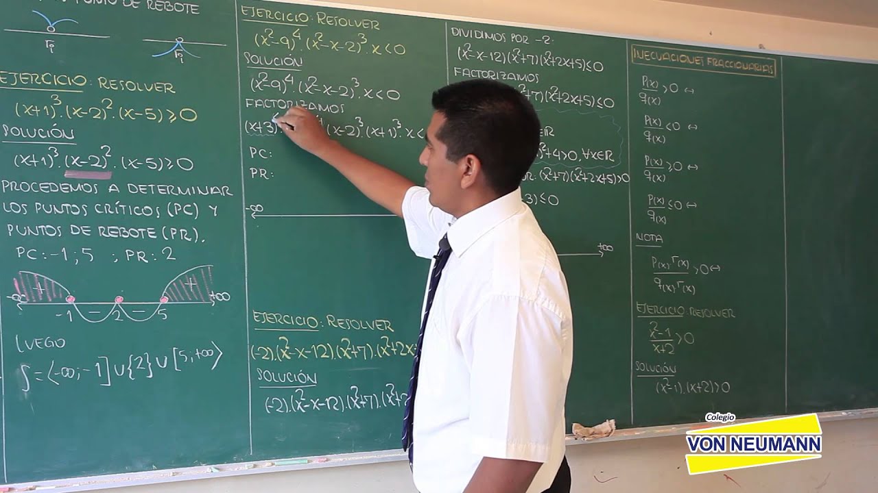 ALGEBRA - Inecuaciones II polinomiales de grado superior - [HD]