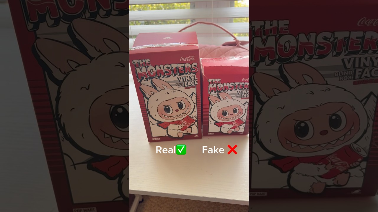 How to spot Fake Labubu the Monster Pop Mart Plush Blind Box 
