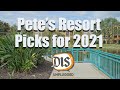 Pete's Walt Disney World Resort Picks for 2021