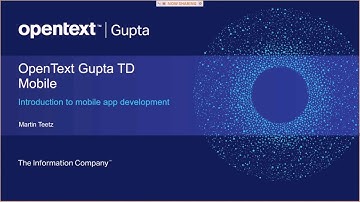 TD Mobile Introduction