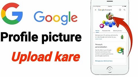 Google Account me profile photo kaise lagaye | How to set profile photo in Gmail account