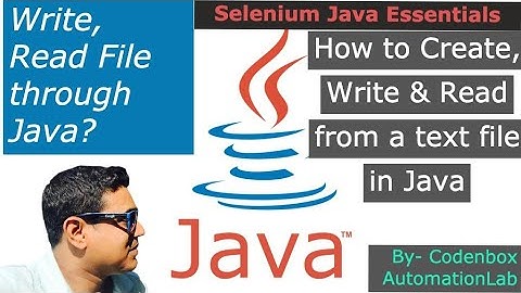 How to Create, Write & Read from a text file in Java? FileWriter & BufferedWriter classes in Java?