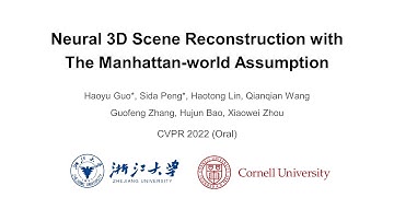 [CVPR 2022 Oral] Neural 3D Scene Reconstruction with The Manhattan-world Assumption