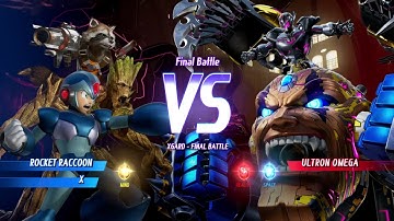 Requested MARVEL VS. CAPCOM: INFINITE Rocket Raccoon and X Arcade Gameplay