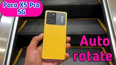 How To Enable Auto Rotate In Poco X5 Pro 5G,Auto Rotate Screen Enable In Poco X5 Pro 5G,