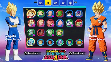 DRAGON BALL: Gekishin Squadra - FULL GAME BETA (All Characters & Forms, Costumes, Attacks Gameplay)