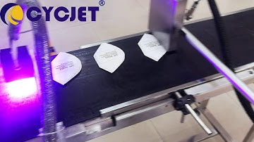 CYCJET Face Mask Large Character UV Inkjet Coding System/Sanitizer Online PIJ Inkjet Marking Machine