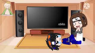 Past team 7 and team minato react to naruto vs pain |gacha club|(part1)