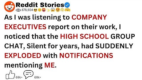 As I was listening to COMPANY EXECUTIVES report on their work, I noticed that the HIGH SCHOOL CHAT