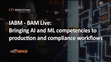 IABM - BAM Live: Bringing AI and ML competencies to production and compliance workflows