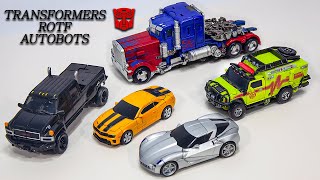 Transformers Movie ROTF SS Autobot Optimus Prime Bumblebee Ironhide Ratchet Sideswipe Car Robot Toys