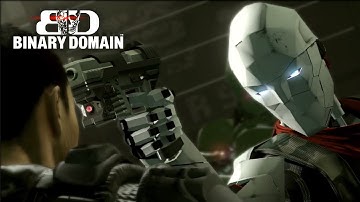 Binary Domain - FULL GAMEPLAY & CUTSCENES - Chapter 4 - Refuse and Resist (RPCS3)