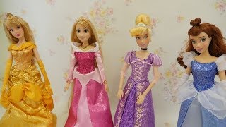 Disney Princess Aurora, Princess Cinderella, Princess Rapunzel, Princesel Belle Fashion Show