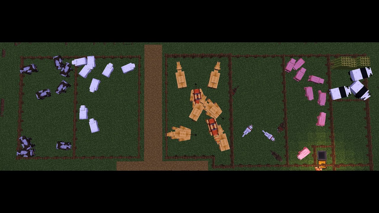 Mijn dieren verzameling in RamboMC (je kan spawneggs aan me geven :D)