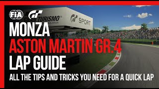 Gt Sport Lap Guide Aston Martin Gr.4 At Monza