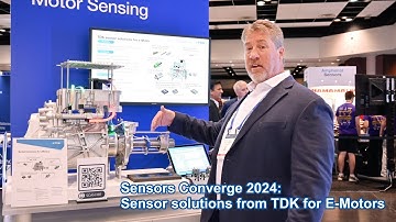 Sensors Converge 2024: Sensor solutions from TDK for E Motors