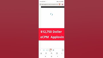 $12,750 Doller eCPM Applovin || Self Click eCPM #bigearningtips #applovinselfclickapp #selfclickapp