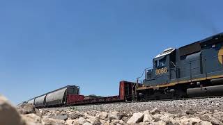 Pair of CSX SD40-2's through Gary