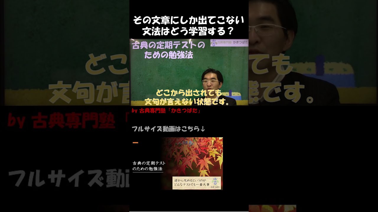 助動詞・敬語・助詞」をどう理解する？【古典専門塾かきつばた