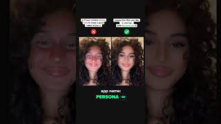 Persona app 💚 Best photo/video editor 😍 #beautyhacks #beautyqueen #cosmetics #makeuplover