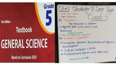 Class 5 chapter 1 Solved Exercise new General Science book, kpk textbook board new course 2021-2022