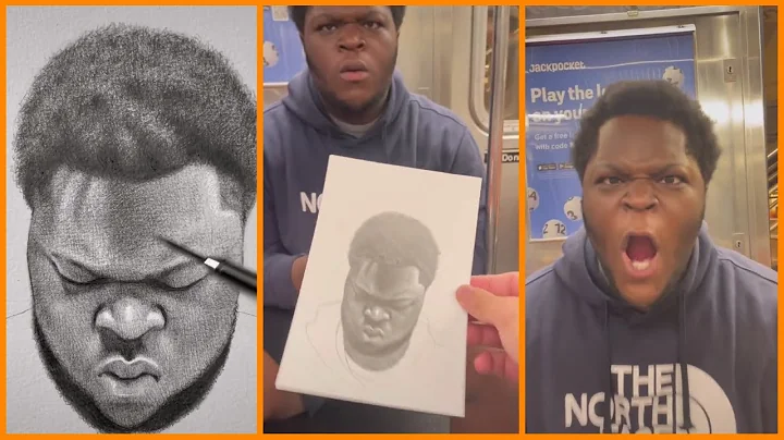 Strangers Reaction To Being Drawn By Devon Rodriguez | Devon Rodriguez Art