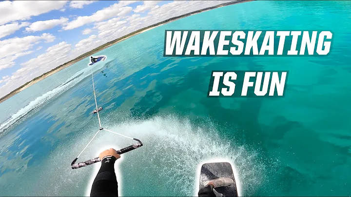 Aventuras radicais no wake skating e foiling!