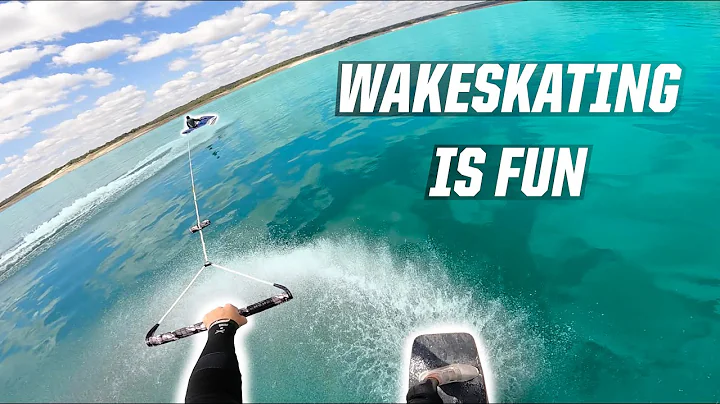 Experience the Thrill of Wake Skating on a Jet Ski!