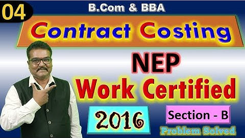 04 #CONTRACT  COSTING IN KANNADA | FORMAT OF CONTRACT A\C  #2016 QP #workcertified  #BB SIR CLASSES