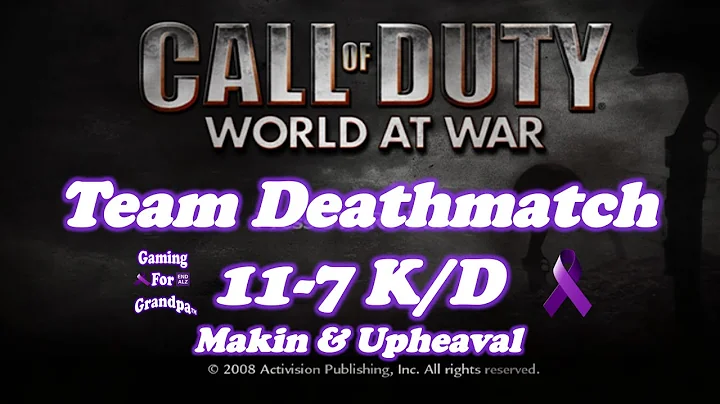 Call of Duty World at War | Team Deathmatch on Makin & Upheaval | Xbox 360 Gameplay